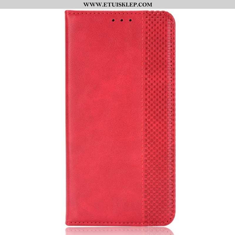 Etui Na Telefon do Moto E40 / E30 / E20 Etui Folio Stylizowany Efekt Skóry W Stylu Vintage